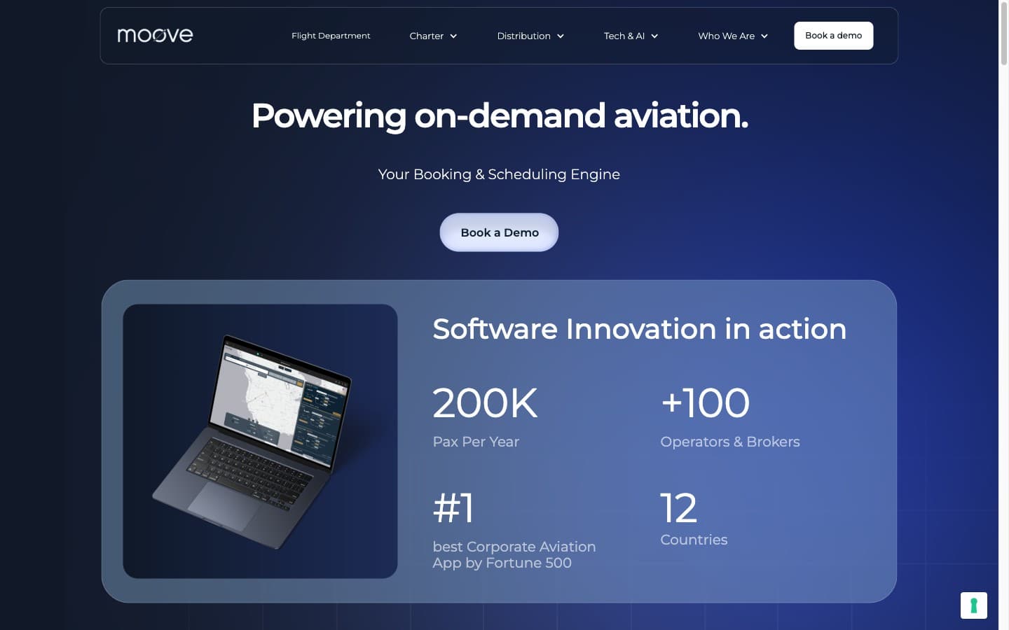 Moove / FlyMoove — aperçu produit