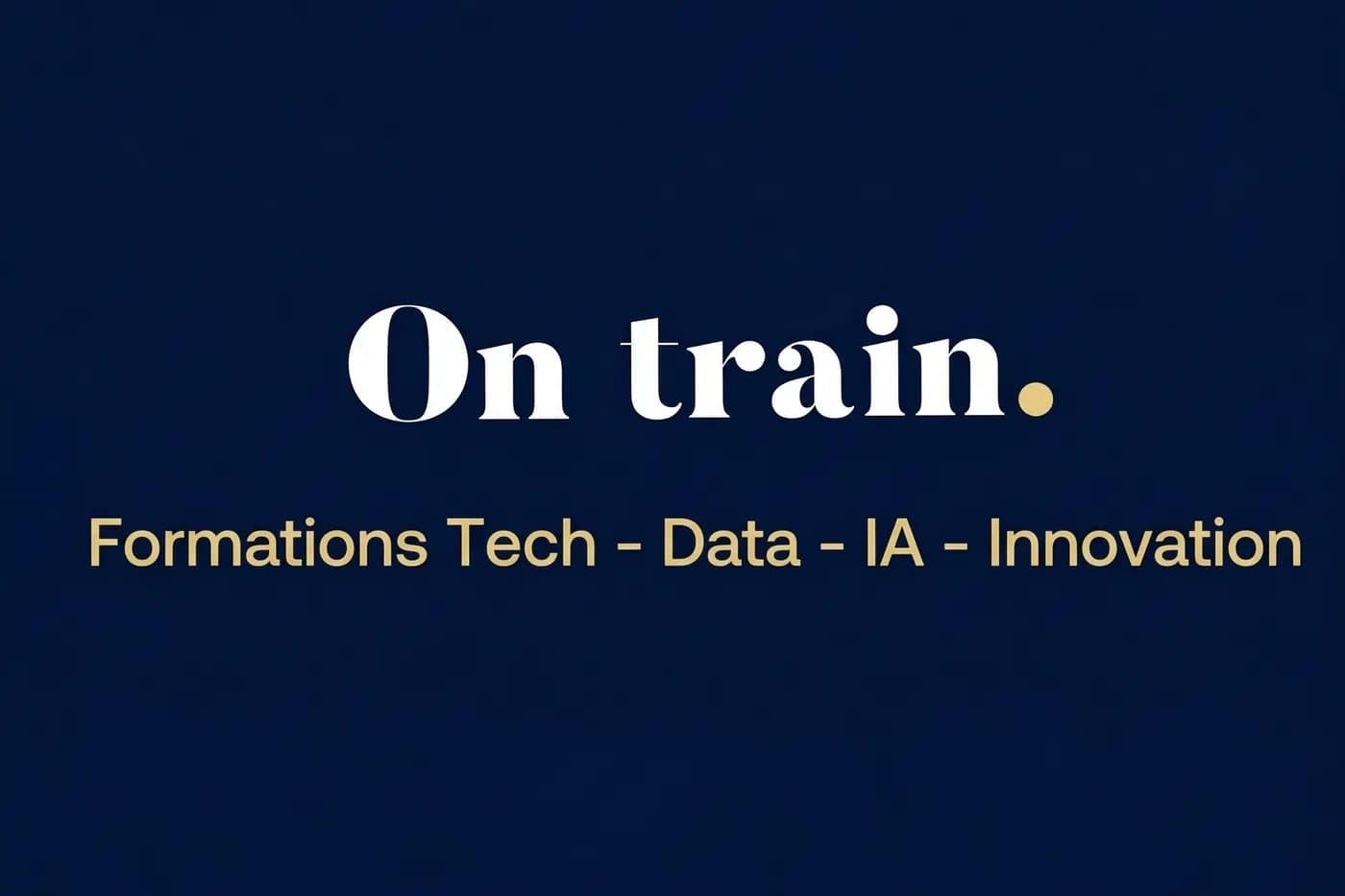 On Train — aperçu produit